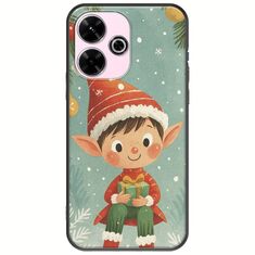 Smiling Elf Present Xiaomi Redmi 13 4G Black TPU (Μαύρη Σιλικόνη)