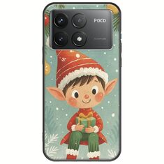 Smiling Elf Present Xiaomi Poco F6 Pro 5G Black TPU (Μαύρη Σιλικόνη)