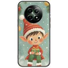 Smiling Elf Present Realme 12x 5G Black TPU (Μαύρη Σιλικόνη)