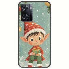 Smiling Elf Present OnePlus Nord N20 SE Black TPU (Μαύρη Σιλικόνη)