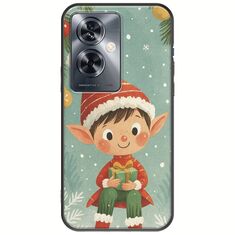 Smiling Elf Present OnePlus Nord N30 SE 5G Black TPU (Μαύρη Σιλικόνη)