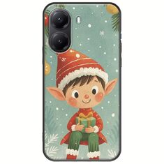 Smiling Elf Present Xiaomi Poco X7 Pro 5G Black TPU (Μαύρη Σιλικόνη)