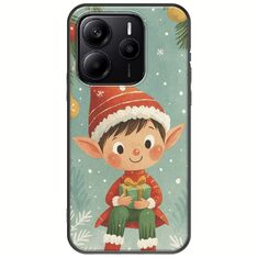Smiling Elf Present Xiaomi Redmi Note 14 5G Black TPU (Μαύρη Σιλικόνη)