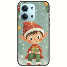 Smiling Elf Present Xiaomi Redmi 15C Black TPU (Μαύρη Σιλικόνη)
