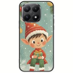 Smiling Elf Present Xiaomi 15T 5G Black TPU (Μαύρη Σιλικόνη)