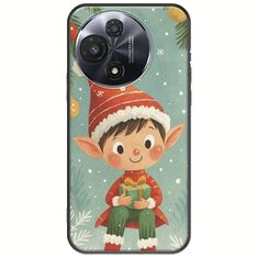 Smiling Elf Present TCL 60R 5G Black TPU (Μαύρη Σιλικόνη)