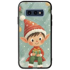 Smiling Elf Present Samsung Galaxy S10e Groove TPU (Tempered Glass και TPU)