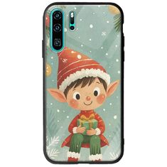 Smiling Elf Present Huawei P30 Pro Groove TPU (Tempered Glass και TPU)
