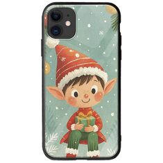 Smiling Elf Present iPhone 11 Groove TPU (Tempered Glass και TPU)