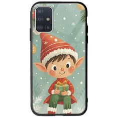 Smiling Elf Present Samsung Galaxy A51 Groove TPU (Tempered Glass και TPU)