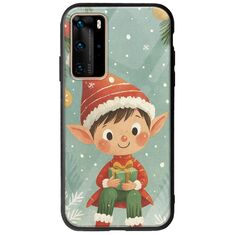 Smiling Elf Present Huawei P40 Pro Groove TPU (Tempered Glass και TPU)