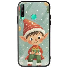 Smiling Elf Present Huawei P40 Lite E Groove TPU (Tempered Glass και TPU)