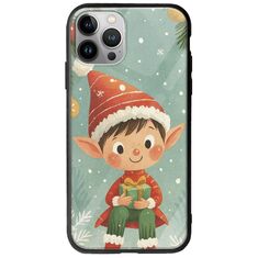 Smiling Elf Present iPhone 12 Pro Max Groove TPU (Tempered Glass και TPU)