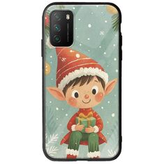 Smiling Elf Present Xiaomi Poco M3 Groove TPU (Tempered Glass και TPU)