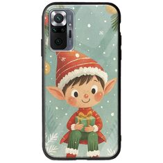 Smiling Elf Present Xiaomi Redmi Note 10 Pro / 10 Pro Max Groove TPU (Tempered Glass και TPU)