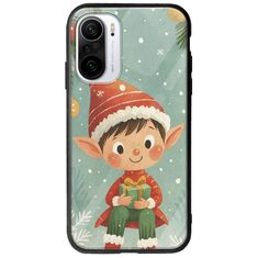 Smiling Elf Present Xiaomi Poco F3 Groove TPU (Tempered Glass και TPU)