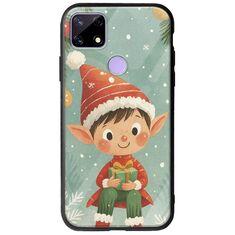 Smiling Elf Present Realme C21 Groove TPU (Tempered Glass και TPU)