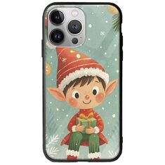 Smiling Elf Present iPhone 13 Pro Max Groove TPU (Tempered Glass και TPU)