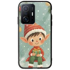 Smiling Elf Present Xiaomi 11T / 11T Pro Groove TPU (Tempered Glass και TPU)