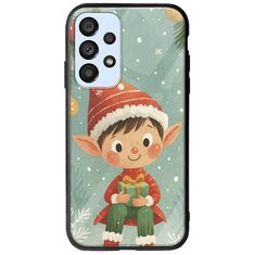 Smiling Elf Present Samsung Galaxy A53 5G Groove TPU (Tempered Glass και TPU)