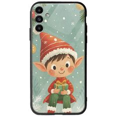 Smiling Elf Present Samsung Galaxy A13 5G Groove TPU (Tempered Glass και TPU)
