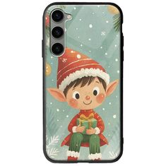 Smiling Elf Present Samsung Galaxy S23 5G Groove TPU (Tempered Glass και TPU)