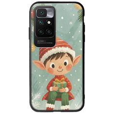Smiling Elf Present Xiaomi Redmi 10 2022 Groove TPU (Tempered Glass και TPU)