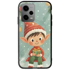 Smiling Elf Present Xiaomi Redmi Note 12 5G Groove TPU (Tempered Glass και TPU)