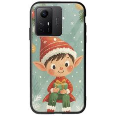 Smiling Elf Present Xiaomi Redmi Note 12S Groove TPU (Tempered Glass και TPU)