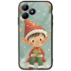 Smiling Elf Present Realme C53 Groove TPU (Tempered Glass και TPU)
