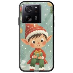Smiling Elf Present Xiaomi 13T Pro 5G Groove TPU (Tempered Glass και TPU)