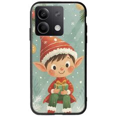 Smiling Elf Present Xiaomi Redmi Note 13 5G Groove TPU (Tempered Glass και TPU)