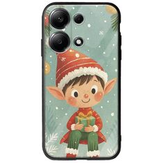 Smiling Elf Present Xiaomi Redmi Note 13 4G Groove TPU (Tempered Glass και TPU)