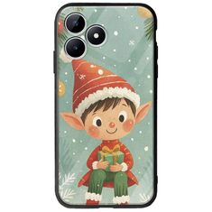 Smiling Elf Present Realme Note 50 Groove TPU (Tempered Glass και TPU)