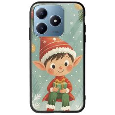 Smiling Elf Present Realme C63 Groove TPU (Tempered Glass και TPU)
