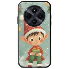 Smiling Elf Present Xiaomi Redmi 14C Groove TPU (Tempered Glass και TPU)