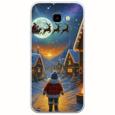 Santa Over The Village Samsung Galaxy A3(2017) Flexible TPU (Διάφανη Σιλικόνη)