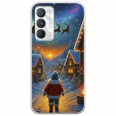 Santa Over The Village Realme GT Master Edition Flexible TPU (Διάφανη Σιλικόνη)