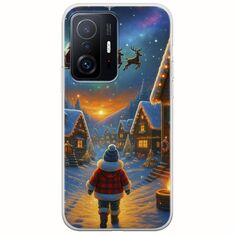 Santa Over The Village Xiaomi 11T / 11T Pro Flexible TPU (Διάφανη Σιλικόνη)