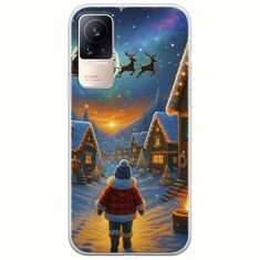 Santa Over The Village Xiaomi Civi Flexible TPU (Διάφανη Σιλικόνη)
