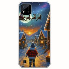 Santa Over The Village Realme C11 2021 Flexible TPU (Διάφανη Σιλικόνη)