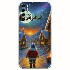 Santa Over The Village TCL 20S / 20 5G / 20L / 20L+ Flexible TPU (Διάφανη Σιλικόνη)