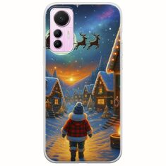 Santa Over The Village Xiaomi 12 Lite 5G Flexible TPU (Διάφανη Σιλικόνη)