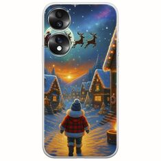 Santa Over The Village Honor 70 5G Flexible TPU (Διάφανη Σιλικόνη)