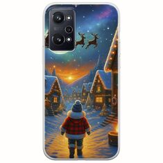 Santa Over The Village Realme GT Neo 3T Flexible TPU (Διάφανη Σιλικόνη)