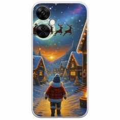 Santa Over The Village OnePlus Nord CE 3 Lite 5G Flexible TPU (Διάφανη Σιλικόνη)