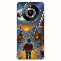 Santa Over The Village Realme 11 Pro 5G Flexible TPU (Διάφανη Σιλικόνη)