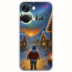 Santa Over The Village OnePlus Nord 3 5G Flexible TPU (Διάφανη Σιλικόνη)