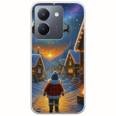 Santa Over The Village Vivo Y36 4G / 5G Flexible TPU (Διάφανη Σιλικόνη)