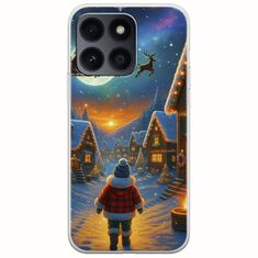 Santa Over The Village Honor X8b Flexible TPU (Διάφανη Σιλικόνη)